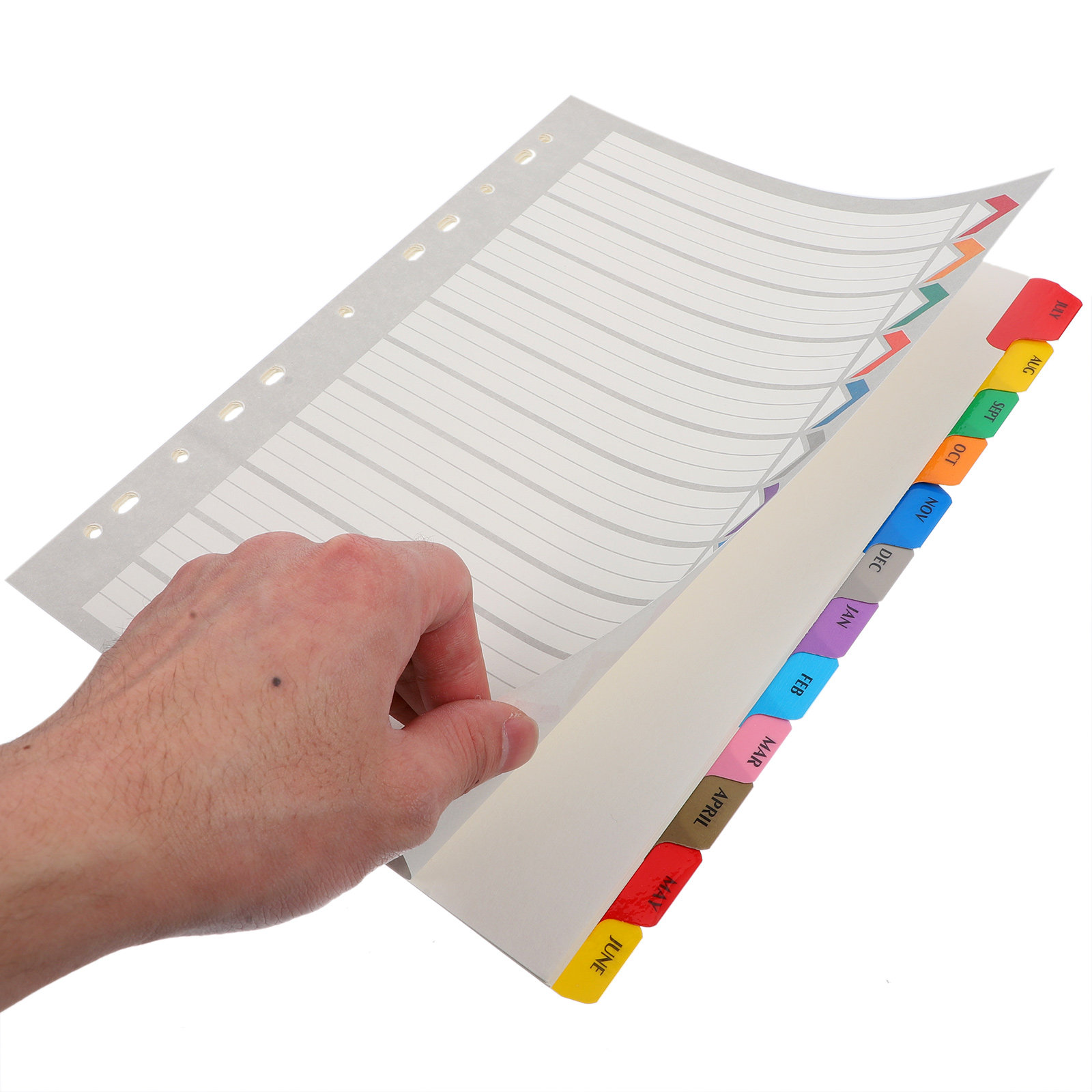 Tab Divider A4 - 12 листов разделителей для папок с
