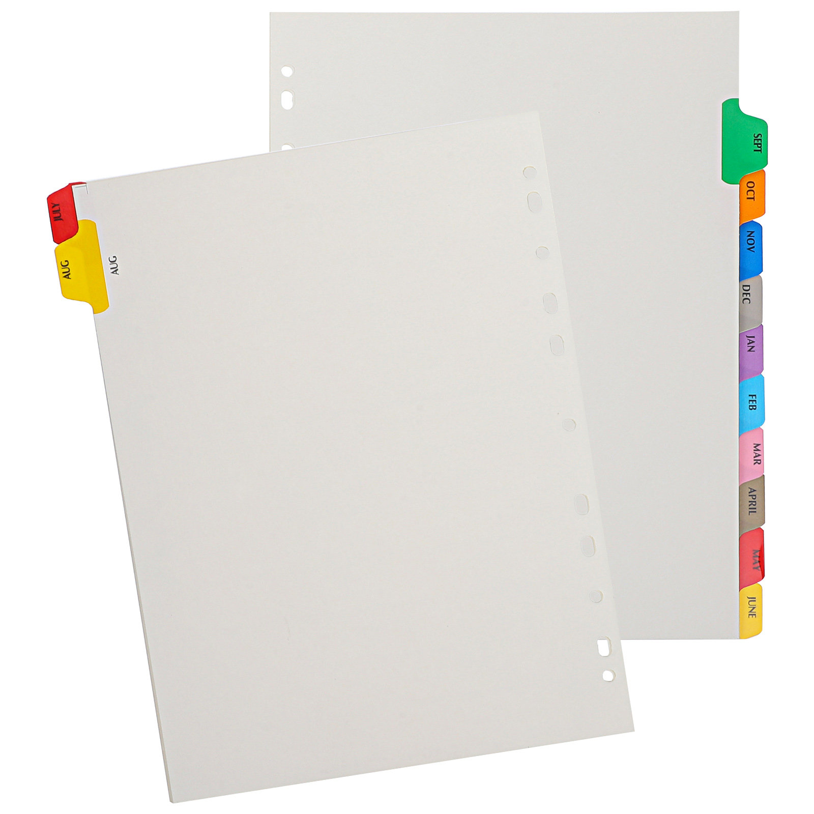 12 разделителей для папок форм – обзор и цена Tab Divider A4